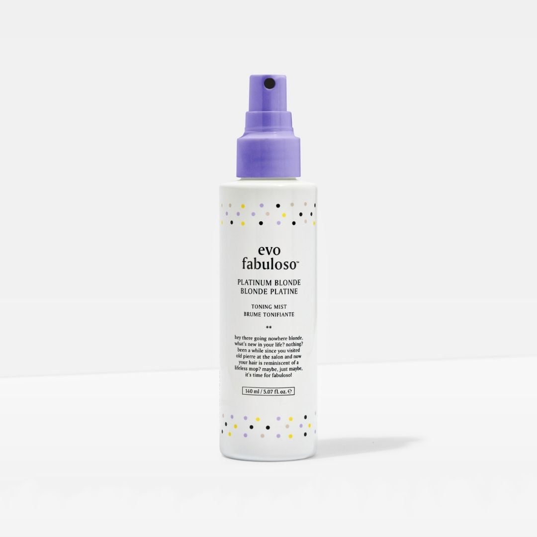 evo fabuloso platinum blonde toning mist