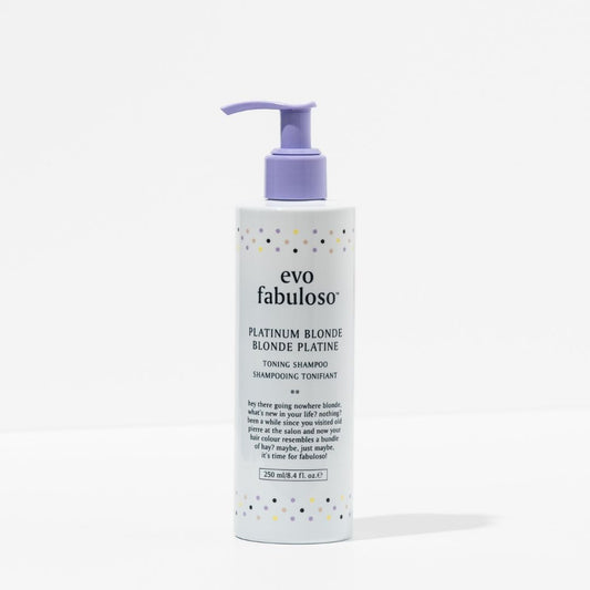evo fabuloso platinum blonde toning shampoo