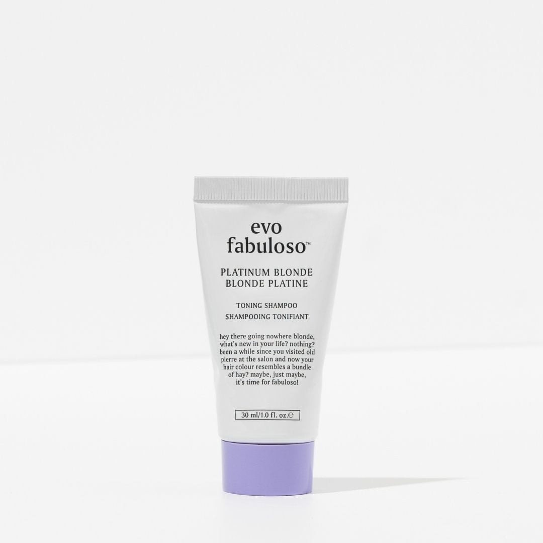 evo fabuloso platinum blonde toning shampoo