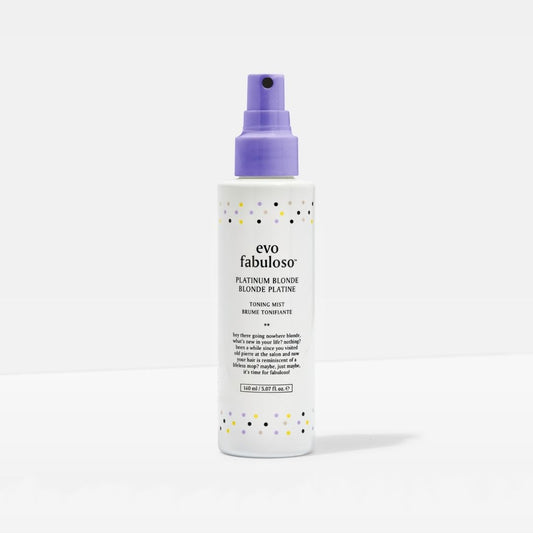 evo fabuloso platinum blonde toning mist