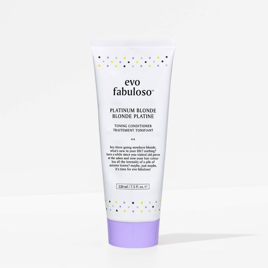 evo fabuloso platinum blonde toning conditioner