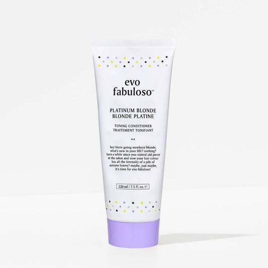 evo fabuloso platinum blonde toning conditioner